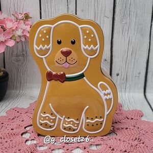 Vibrant Life Dog-Shaped Tin Container